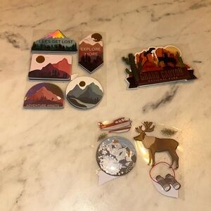 Adventure scrapbook stickers